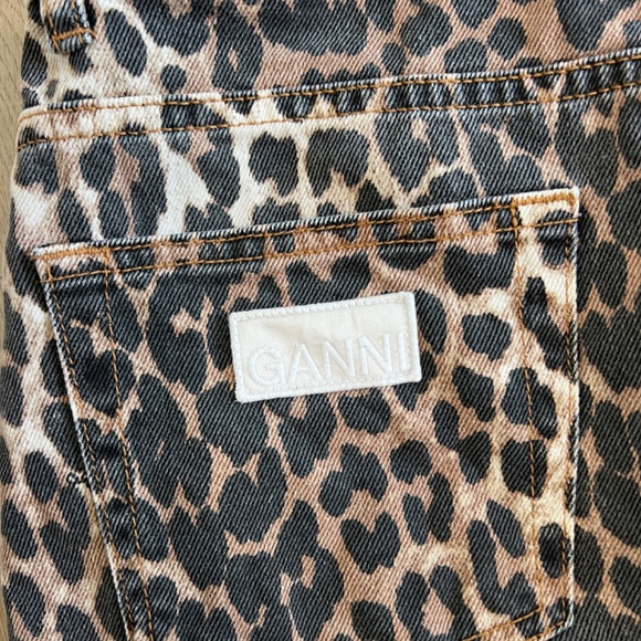 Ganni Leopard Jeans - Picture 5 of 7